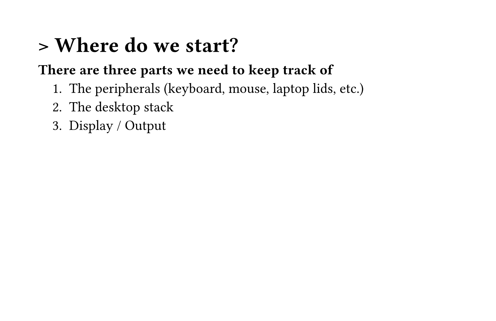 Second presentation slide