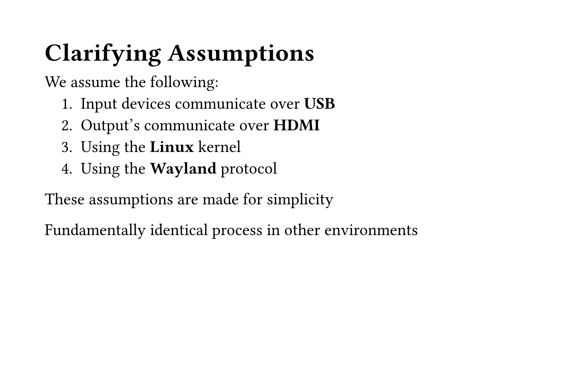 Fourth presentation slide